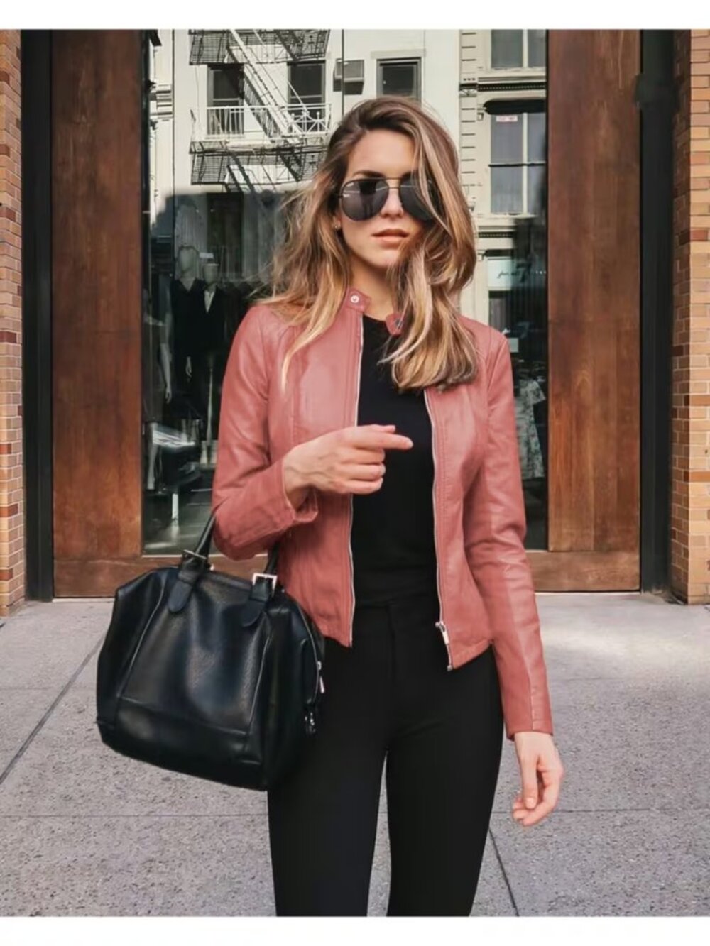 Jacket Blazer Slim Fit Light Weight PINK XLARGE